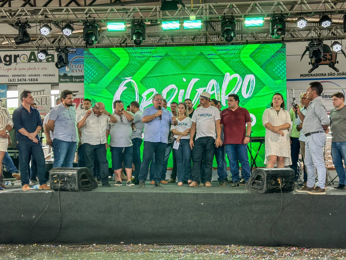 Araguatins: Em dois dias de festividade Wiston Gomes reúne amigos e aliados