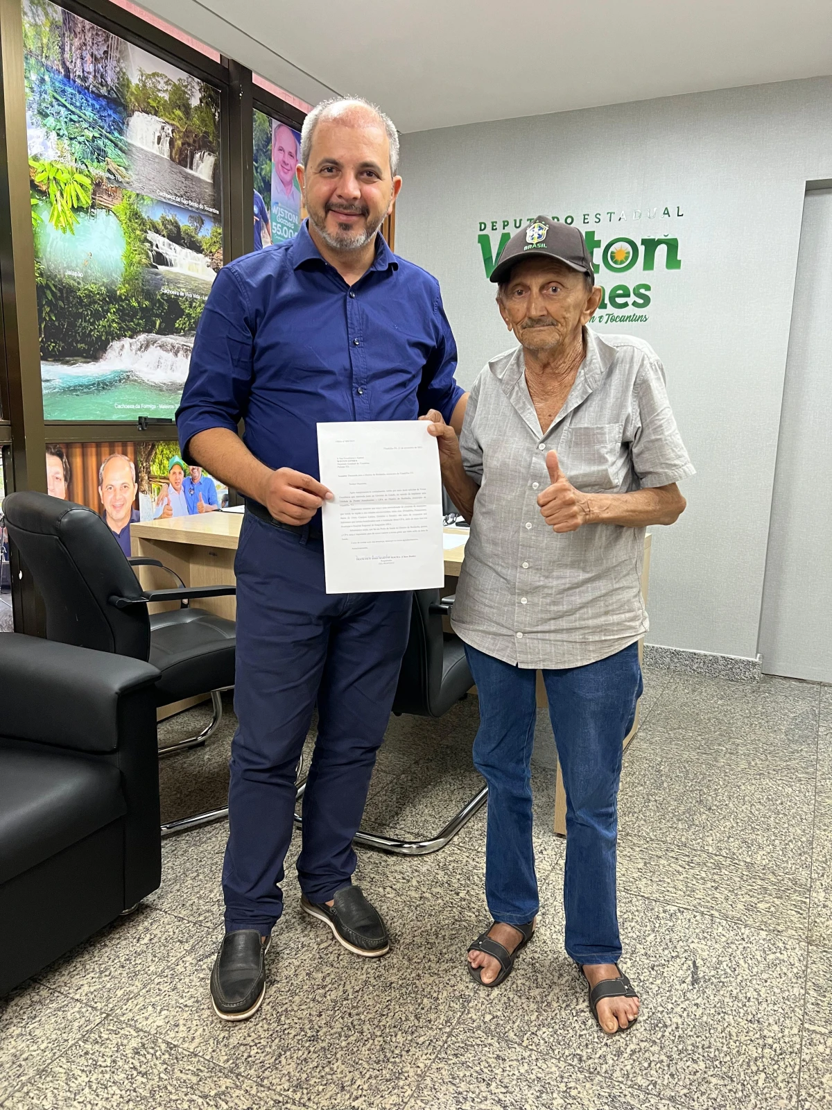 Wiston Gomes solicita unidade de saúde para Bielândia distrito de Filadélfia