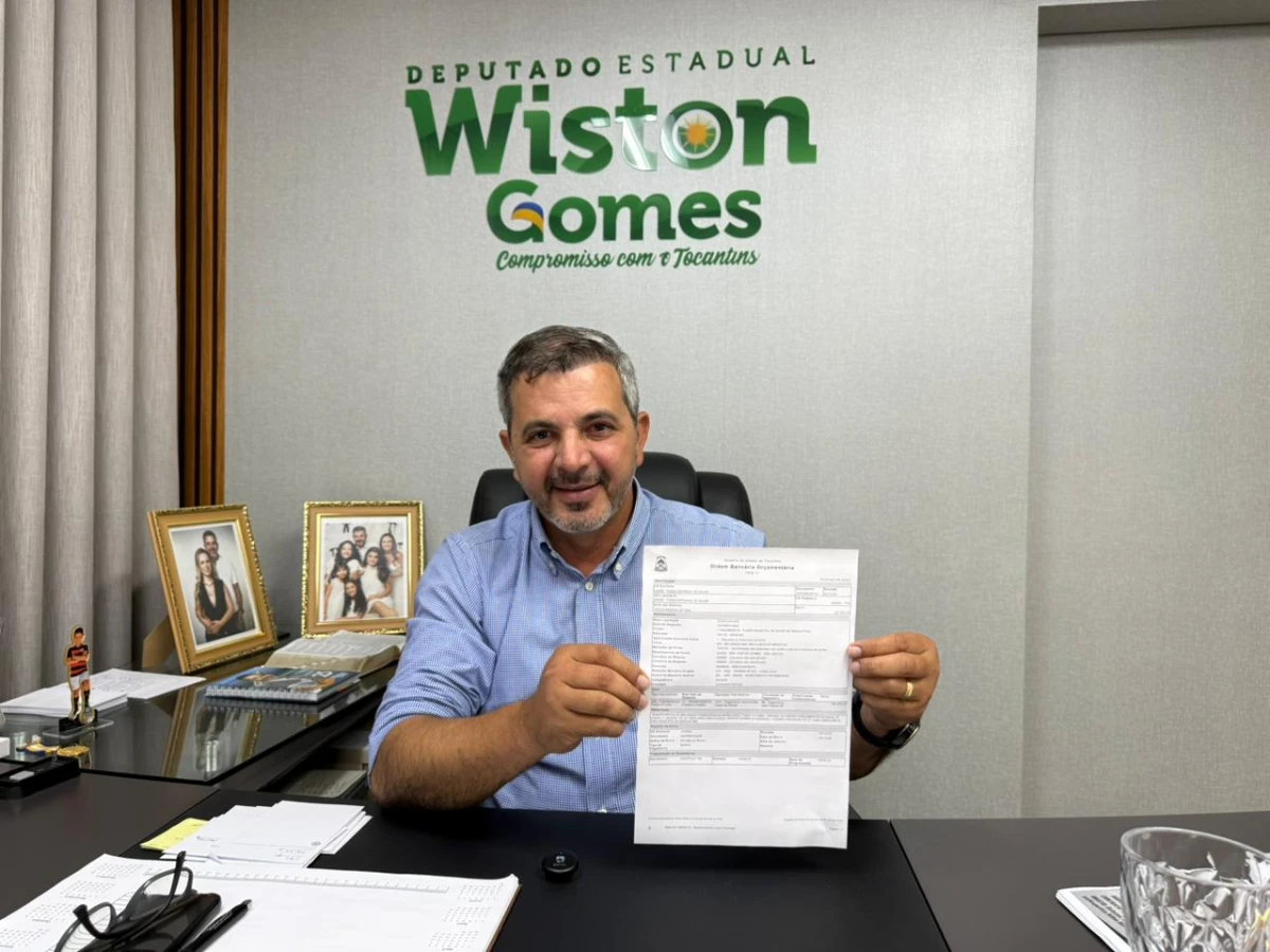 Distrito de Araguanópolis recebe pagamento de emenda do deputado Wiston Gomes para compra de ambulância